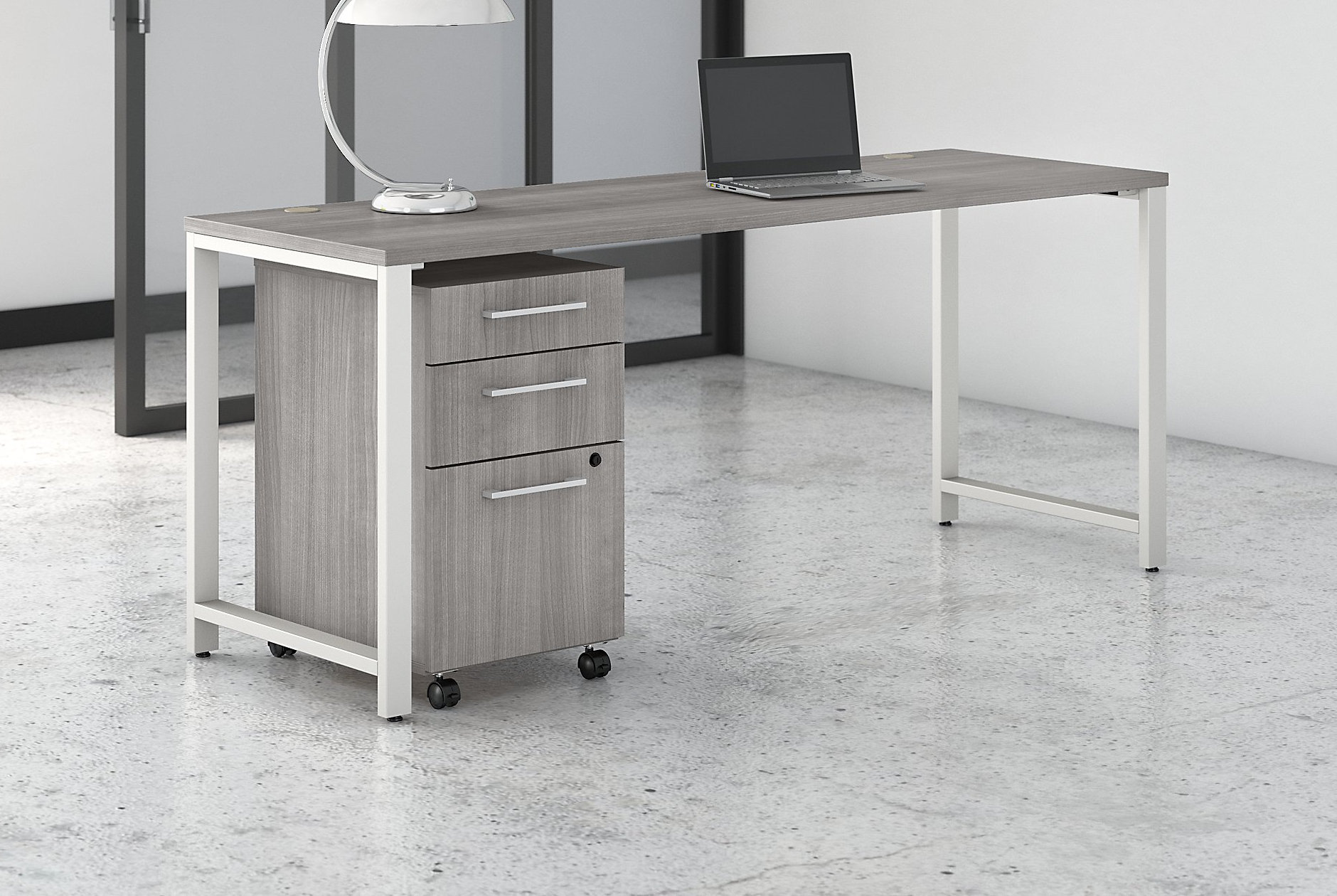 Bush Business Furniture 400 Series Reversible Desk Wayfair