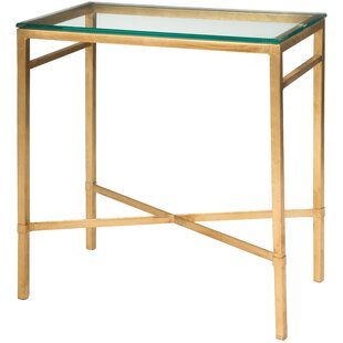 Carlin Glass Top End Table By Willa Arlo Interiors