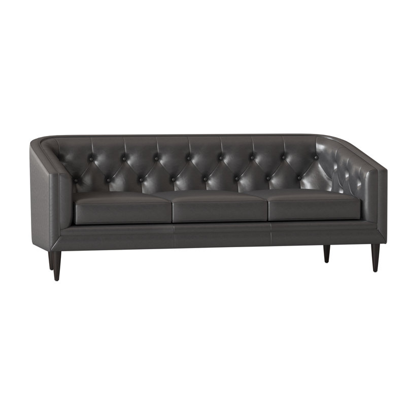 Wayfair Custom Upholstery Bedford Leather Sofa Reviews Bedford Leather Sofa Reviews