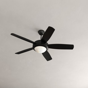 Modern Matte Black Reversible Motor Ceiling Fans Allmodern
