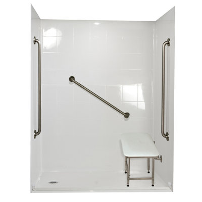 Standard Plus 36 Four Panel Shower Wall Ella Walk In Bath Drain