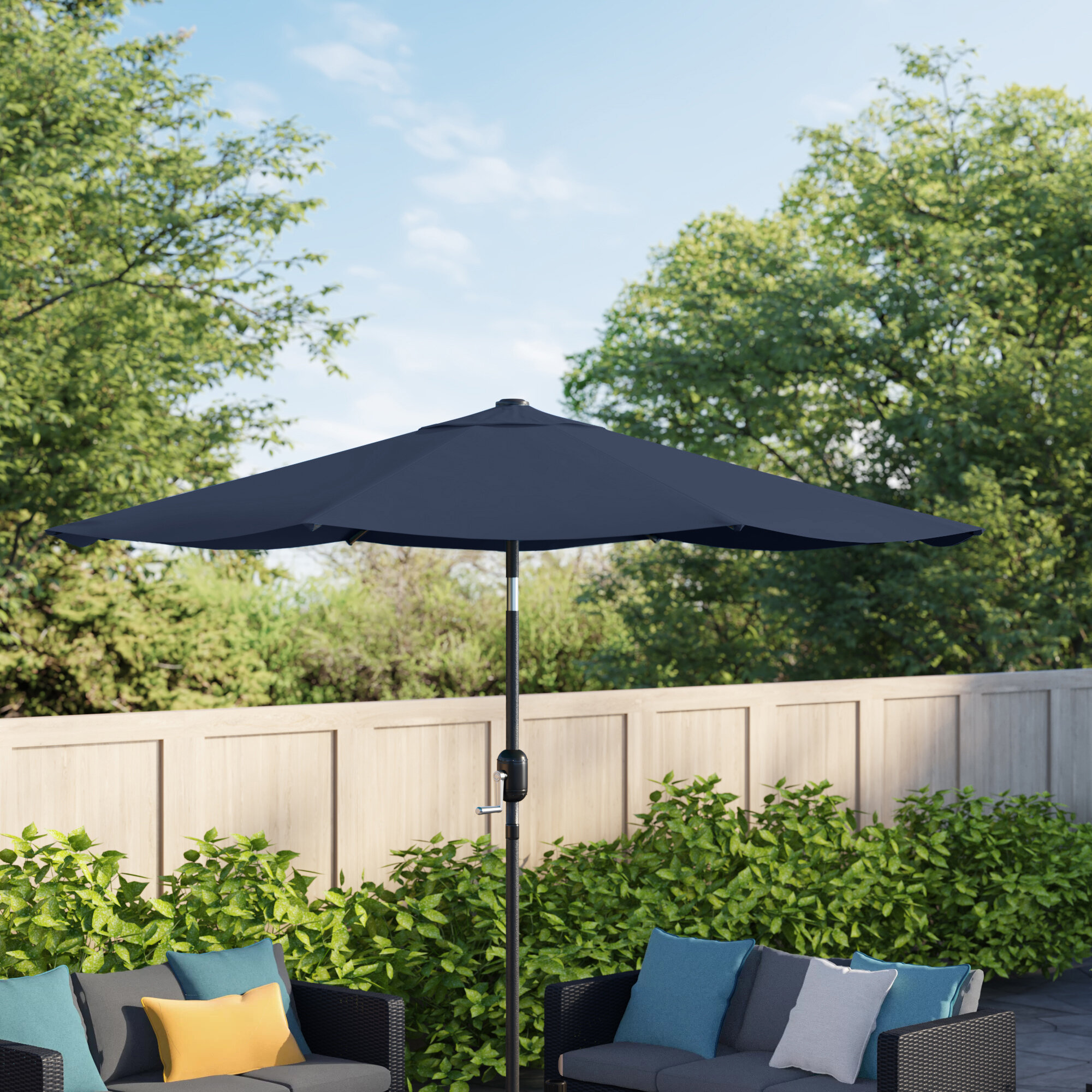 Blue Navy Patio Umbrellas You Ll Love In 2020 Wayfair