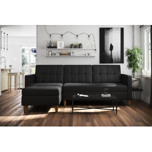 Black White Sectionals You Ll Love Wayfair Quickview