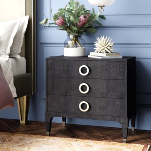 Luxury Espresso Wood Nightstands Perigold