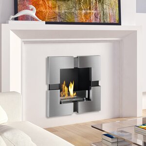 Tokyo Recessed Ventless Wall Mounted Ethanol Fireplace