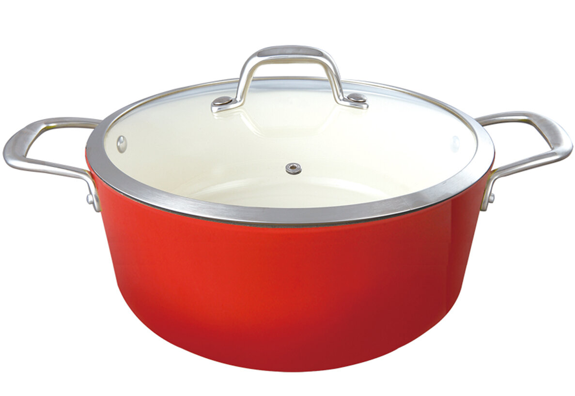 Mycuisina Cuistot Non Stick Aujourd Hui Ceramic Round Dutch Oven Wayfair