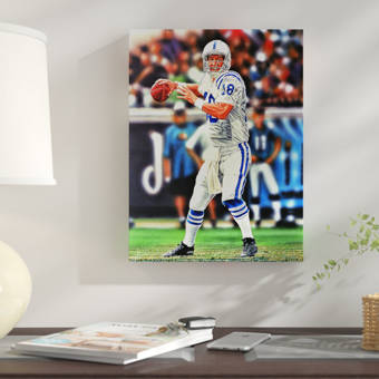 East Urban Home Peyton Manning Indianapolis Colts Oil Painting
