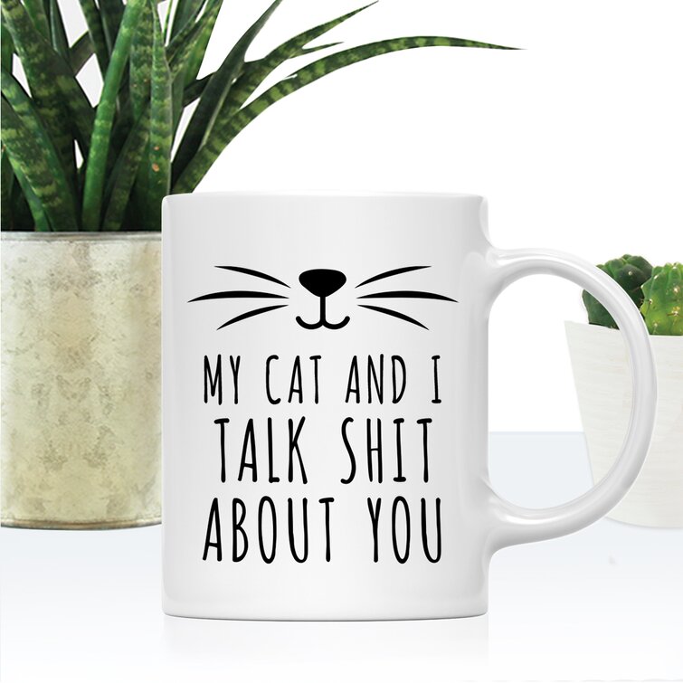 Trying to Get My Sht Together Mug Funny Cat Coffee Mug Size 11/15oz 