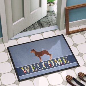 Australian Kelpie Dog Indoor/Outdoor Doormat