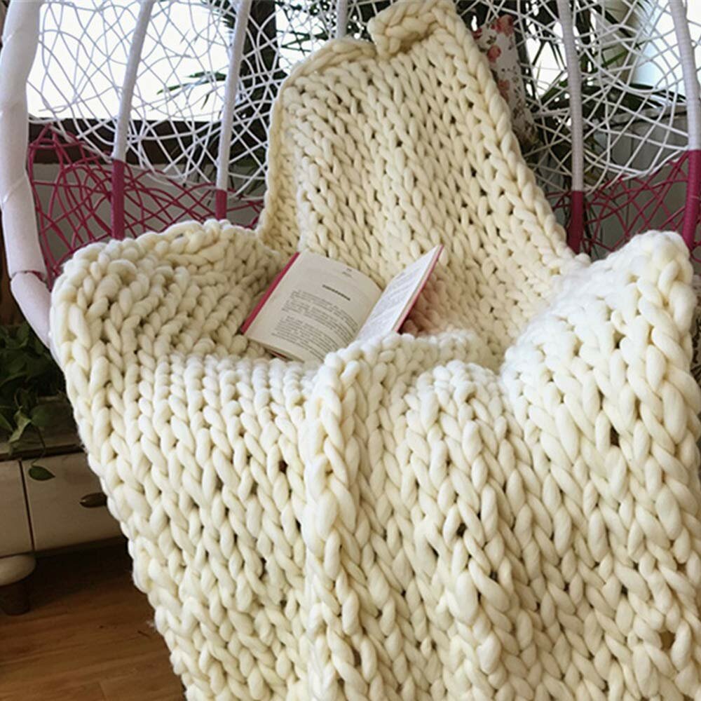 giant yarn blanket