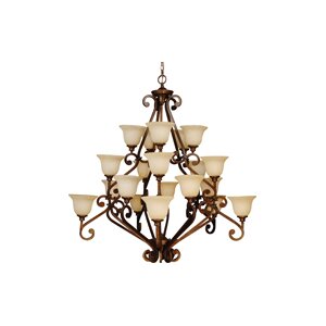 Lucia 20-Light Shaded Chandelier