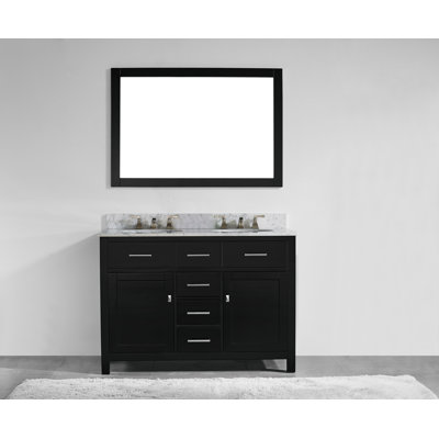 Find the Perfect Double Bathroom Vanities | Wayfair