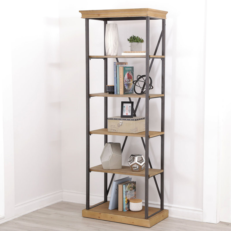 August Grove® Amberly Etagere Bookcase & Reviews | Wayfair