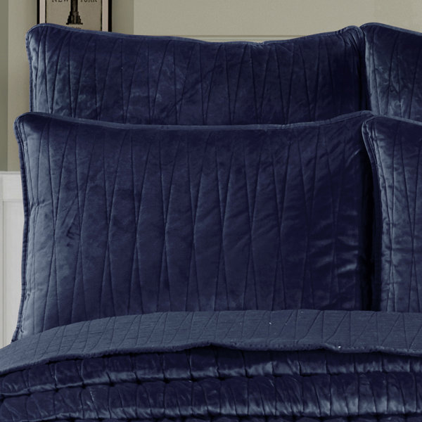 Brielle Premium Velvet Pillow Sham Reviews Wayfair