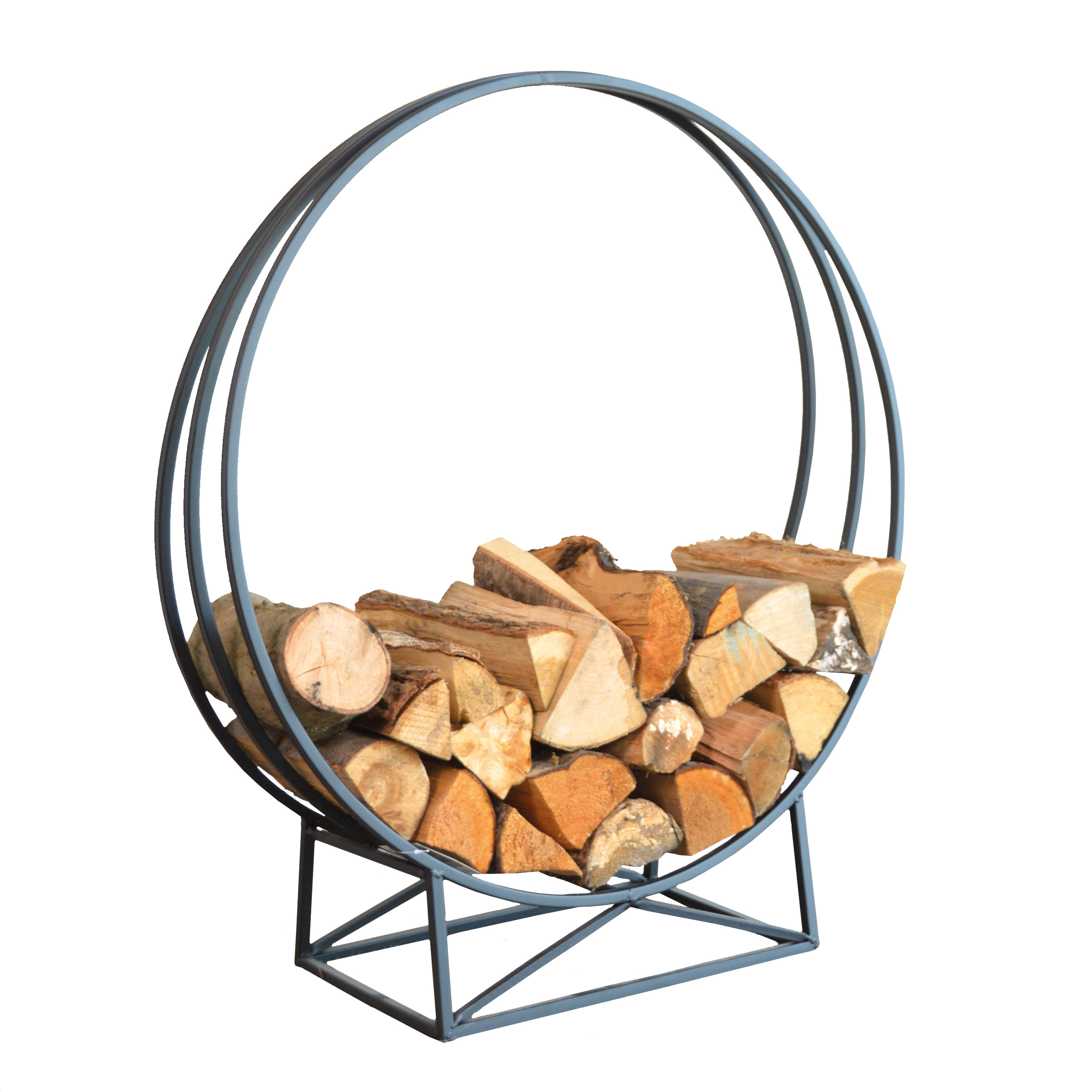 17 Stories 31.9'' W Metal Log Rack Wayfair