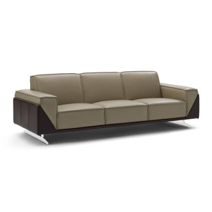 Bonneauville Leather Sofa by Orren Ellis Find