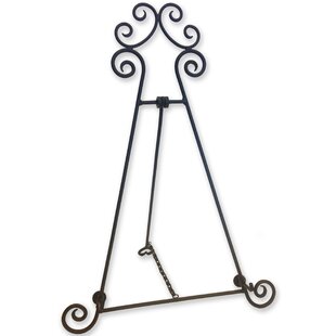 Wrought Iron Decorative Plate Stand Easel for Table Top Wall Mount Black 12" for sale online 