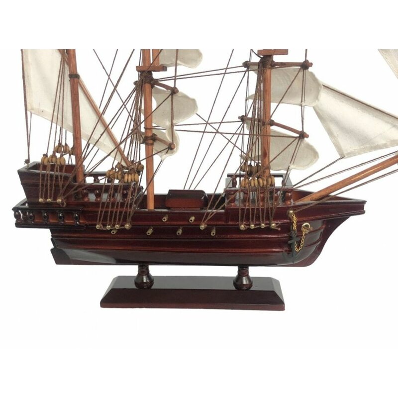 Breakwater Bay Captain Kidd'sfalcon Sails Pirate Ship Model | Wayfair