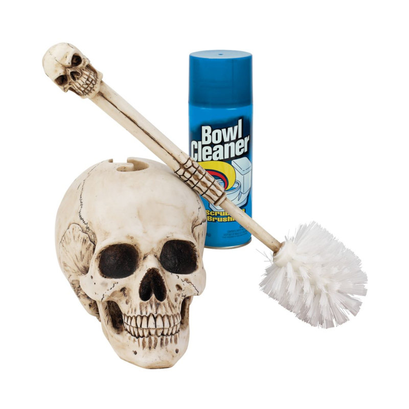 beach themed toilet brush holder
