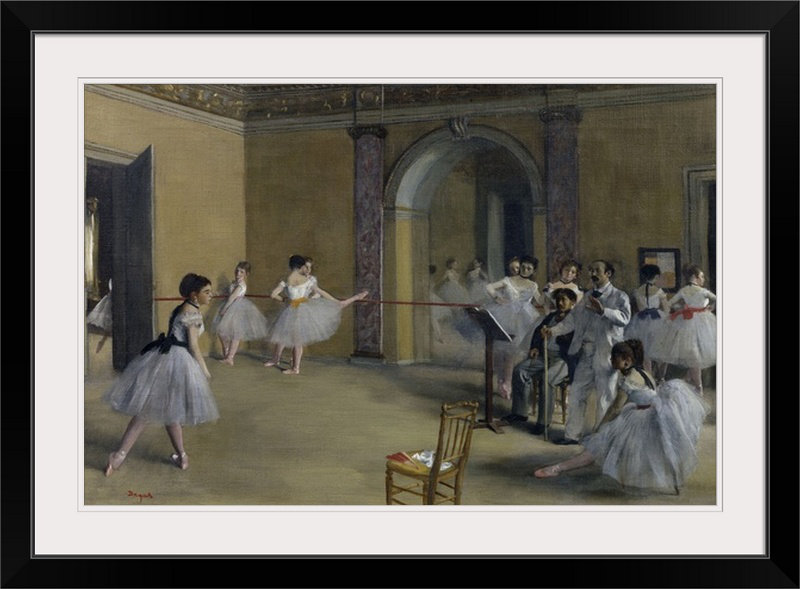 Great Big Canvas Dance Foyer At The Opera On The Rue Le Peletier