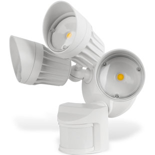 Best Lawing Security Waterproof 3-light LED with Motion Sensor By Symple Stuff Outdoor Lighting Lawing Security Waterproof 3-light LED with Motion Sensor By Symple Stuff Outdoor Lighting