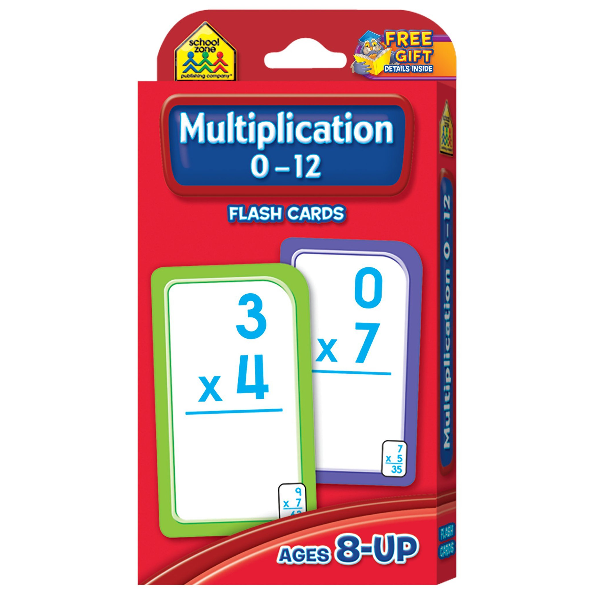School Zone Publishing Multiplication 0-12 Flash Cards | Wayfair