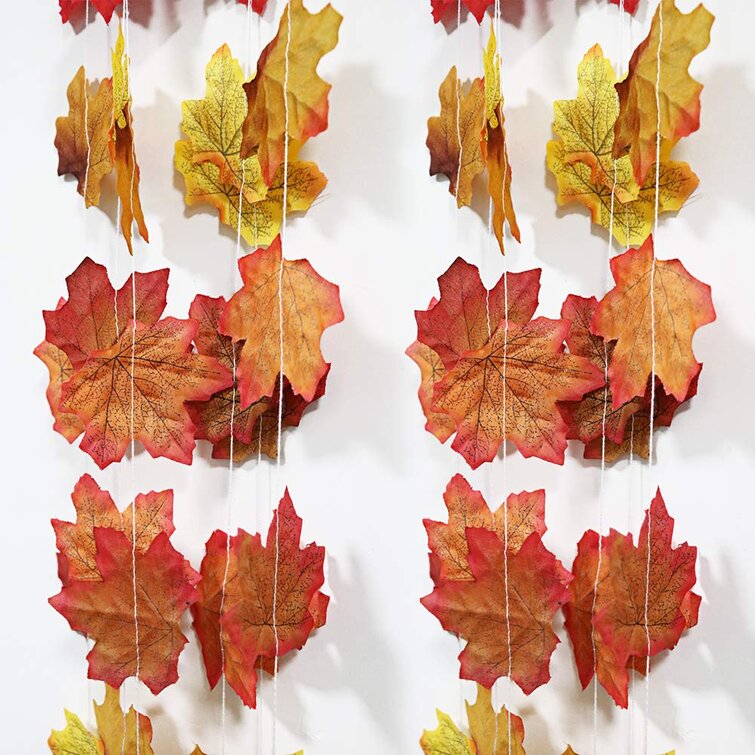 170cm Hanging Plant Artificial Maple Leaves Garland Autumn Fall Party Home Decor