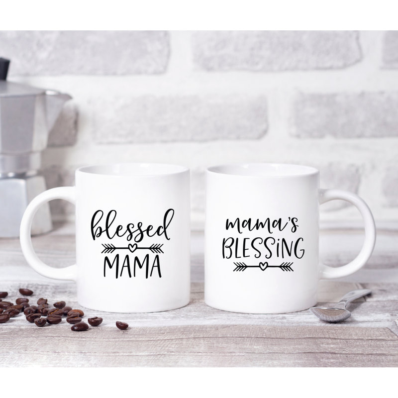 blessed mama mug