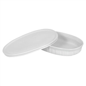 Drexel 23 oz. Oval Dish with Plastic Cover