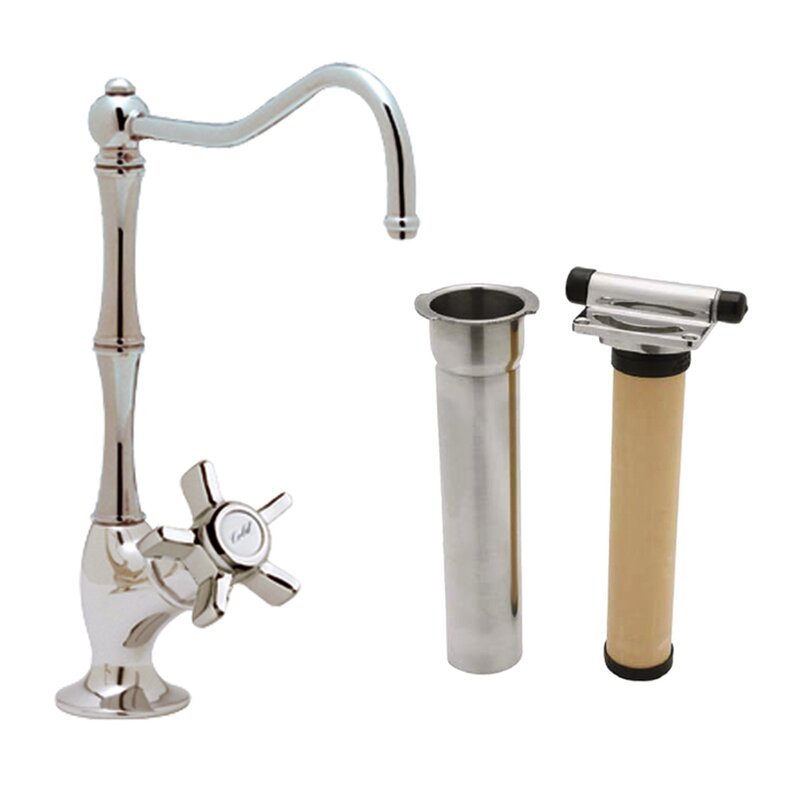 Rohl ROHL® Acqui® Column Spout Filter Faucet with Lever Handles | Perigold