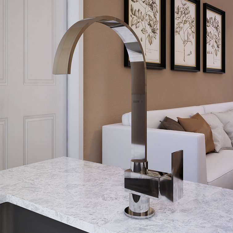 Karsen Single-Handle Standard Kitchen Faucet in Polished Chrome