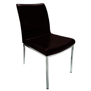 Opel Genuine Leather Upholstered Dining Chair (Set of 2) by Bellini Modern Living