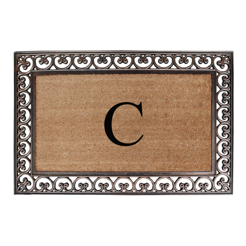 Butterfield Classic Monogrammed Double 30 In X 48 In Non Slip