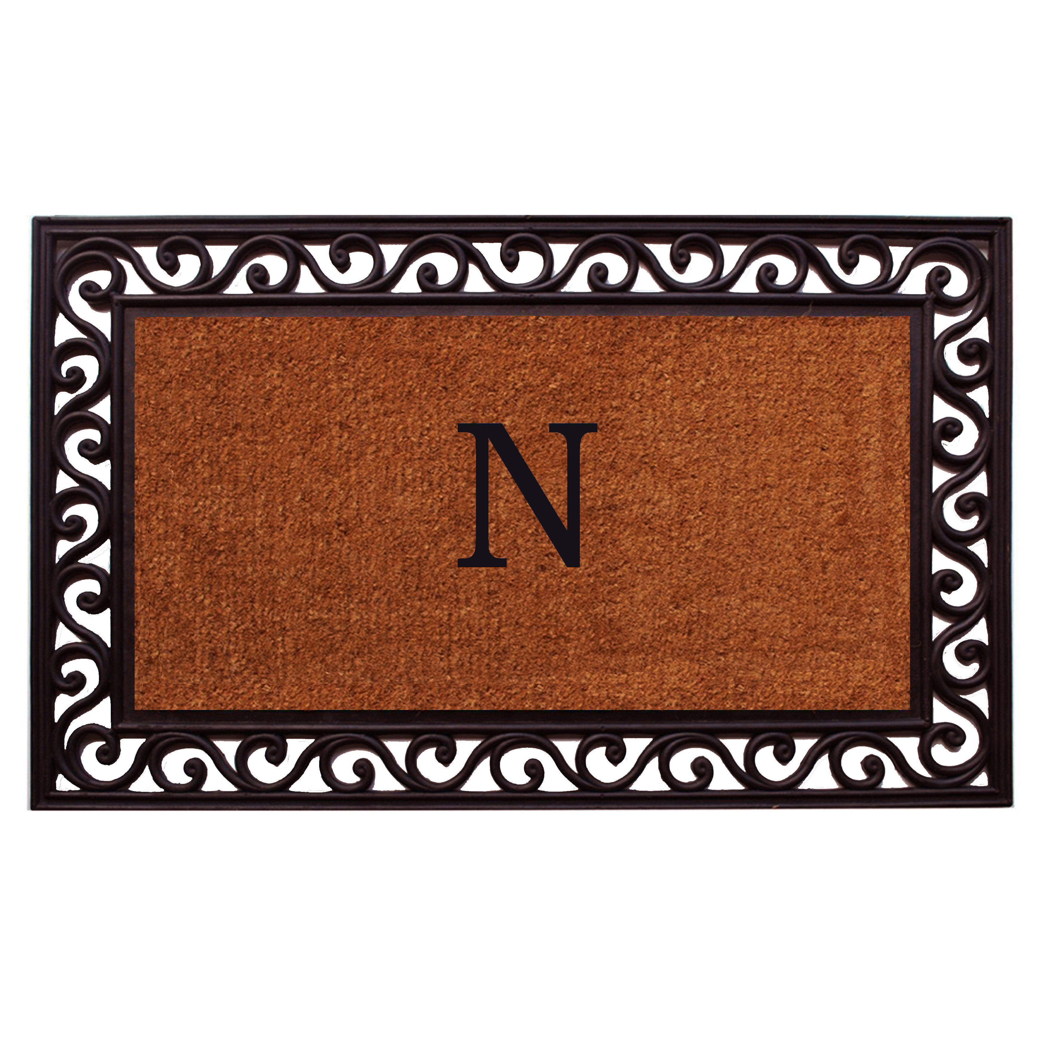 Rembrandt Personalized Monogrammed Non Slip Outdoor Door Mat