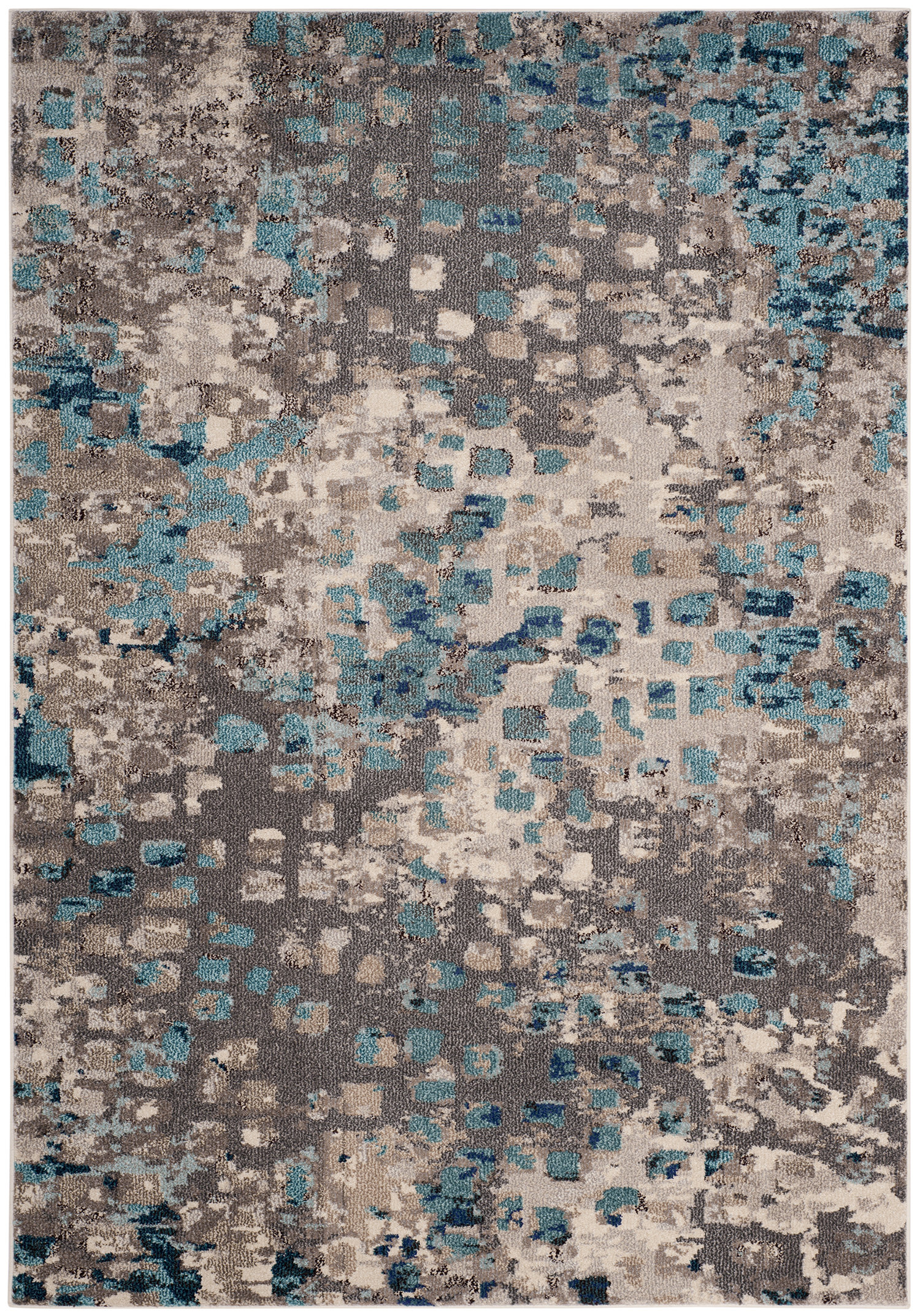 Mistana Indira Gray Light Blue Area Rug Reviews Wayfair