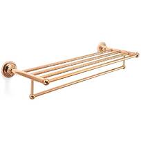 Allied Brass CV-72G-18-ABZ Clearview Collection 18 Inch Double Towel Bar with Groovy Accents Antique Bronze 