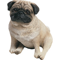 small pug figurine