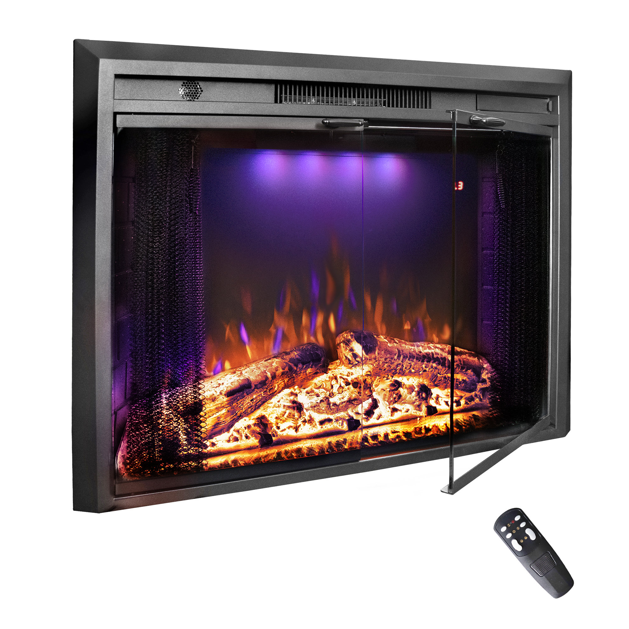 Symple Stuff Ronneby Electric Fireplace Insert Wayfair