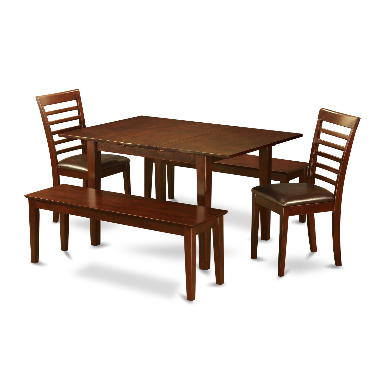 East West Milan 5 Piece Dining Set Wayfair