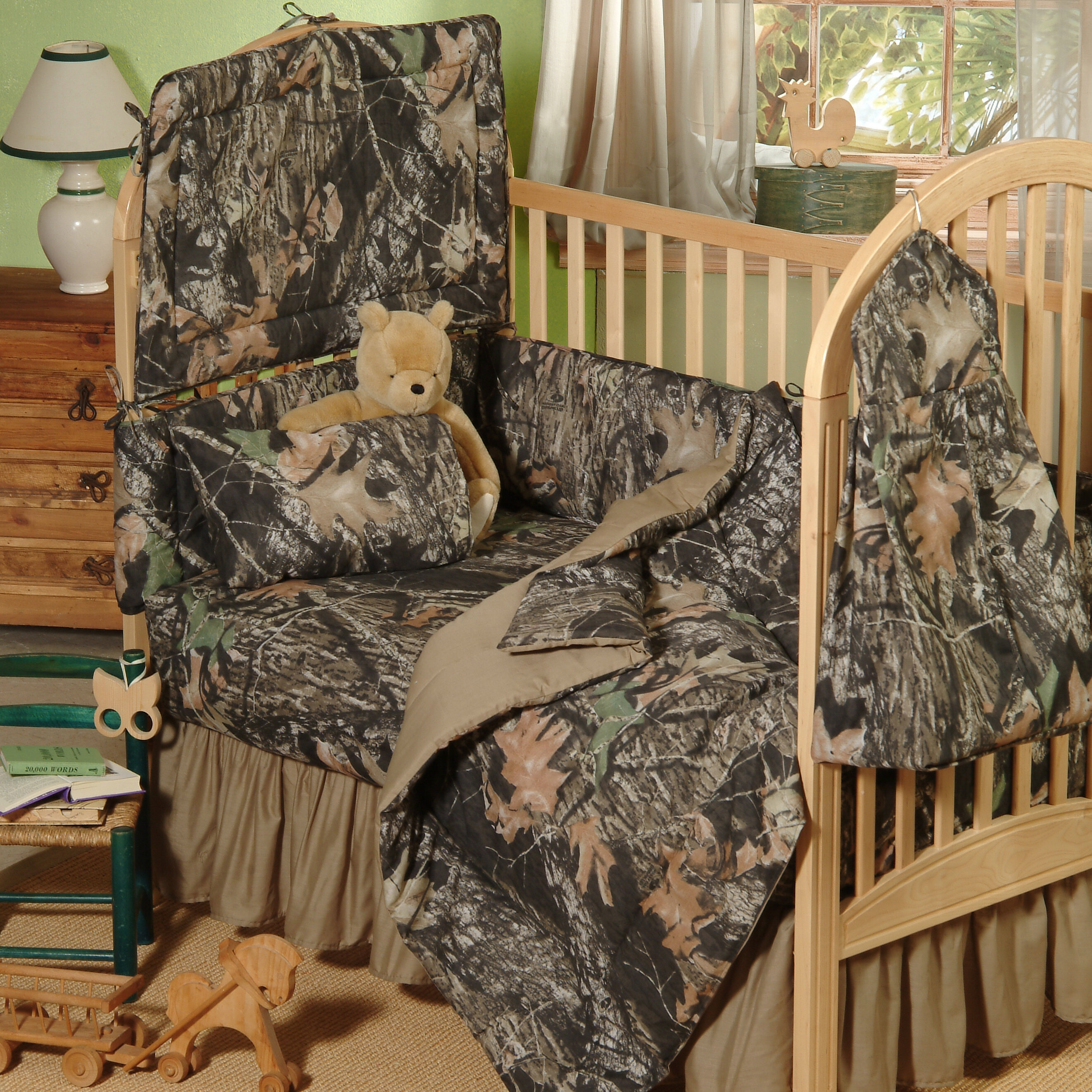 Mossy Oak New Break Up 3 Piece Crib Bedding Set Reviews Wayfair