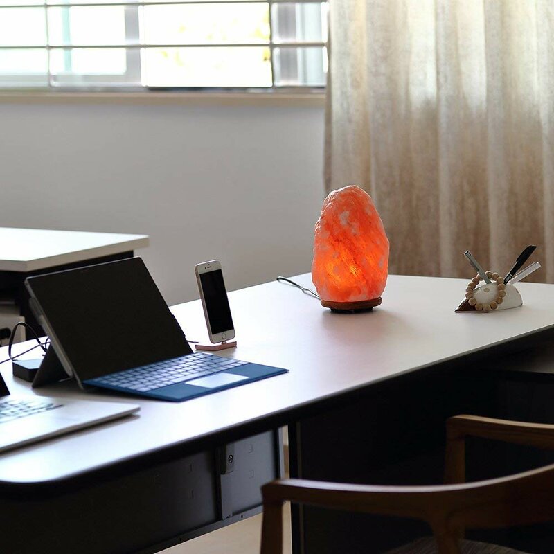 salt lamp for office desk