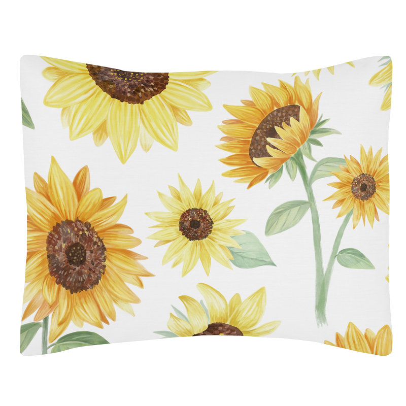 Sweet Jojo Designs Sunflower Pillow Sham Wayfair