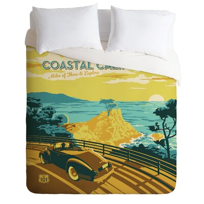 Coastal California Duvet Cover Set East Urban Home Size King