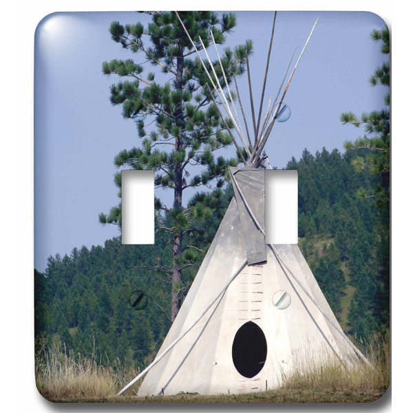 3drose Sd Lakota Indian Teepee Native American 2 Gang Toggle Light Switch Wall Plate Wayfair