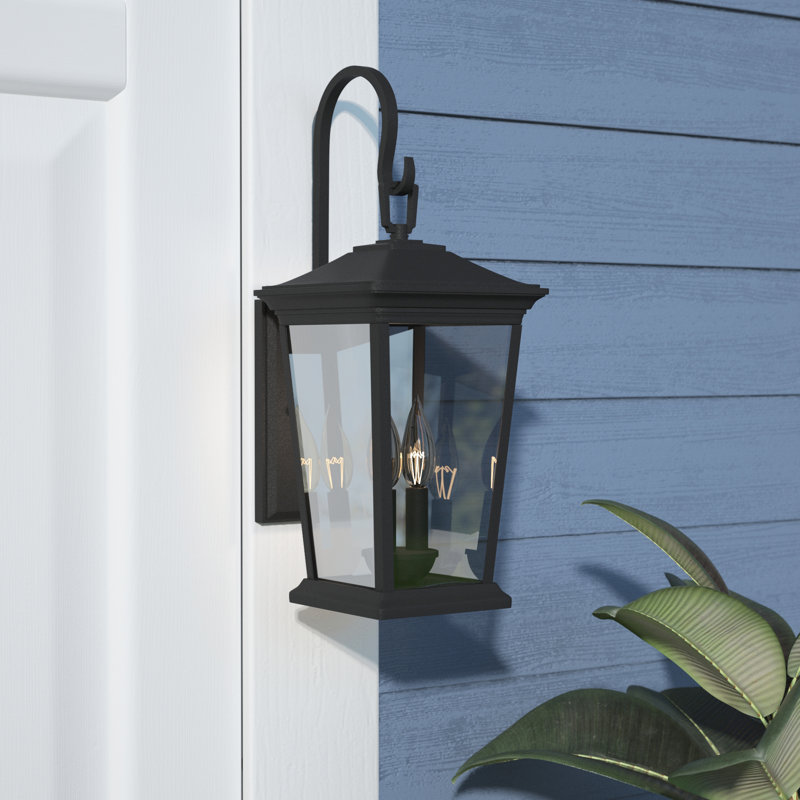 Red Barrel Studio Galenos Museum Black 2 Bulb Outdoor Wall Lantern Reviews Wayfair