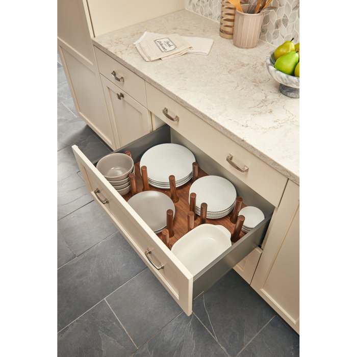 Rev A Shelf Wood Peg System 6 62 H X 39 25 W X 21 25 D Drawer