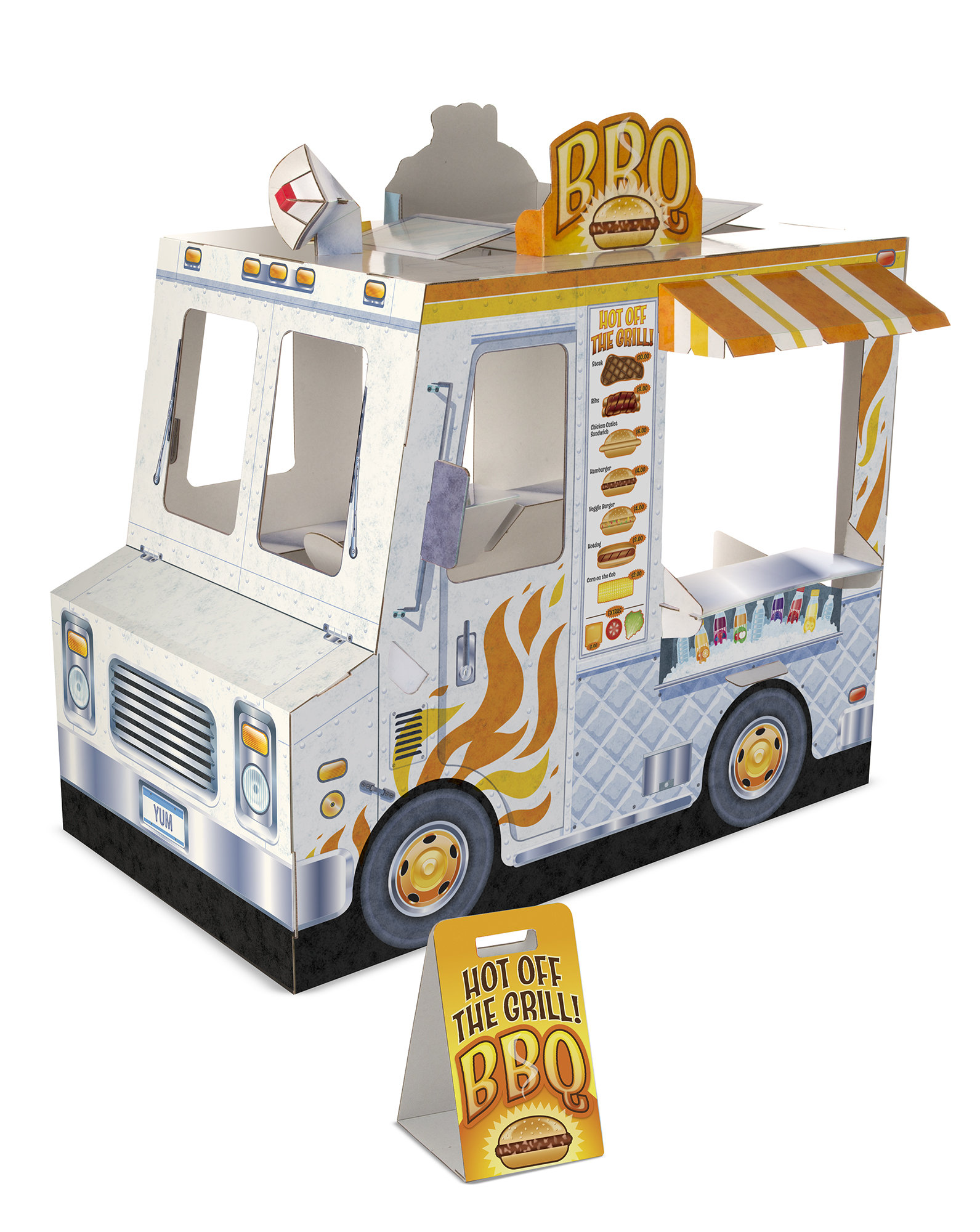 melissa & doug hot dog cart