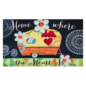 Avocet Home Heart Embossed Doormat