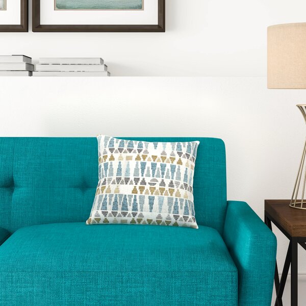 Teal Turquoise Black Gold Throw Pillow Cover w Optional Insert by Roostery 