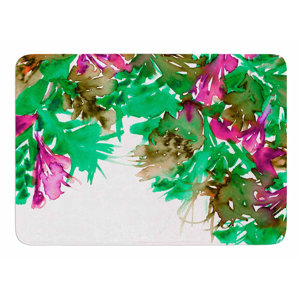 Floral Cascade 6 by Ebi Emporium Memory Foam Bath Mat